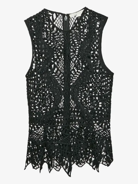 SIMKHAI  lace peplum top