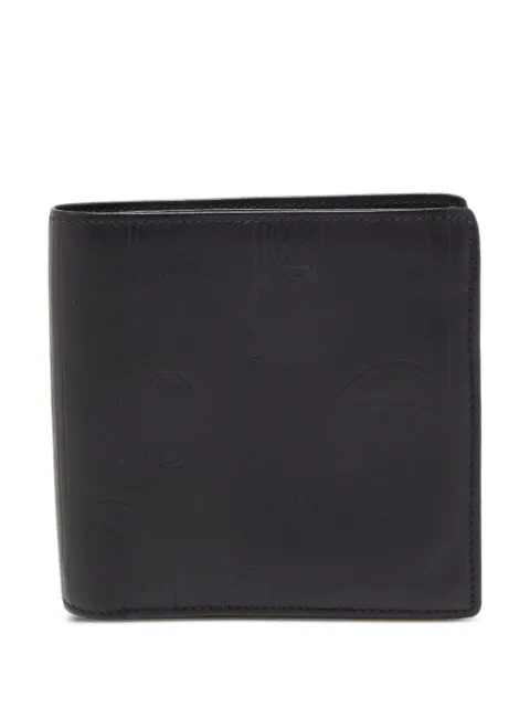 Cartier logo-embroidered leather wallet