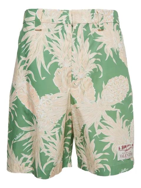 Valentino Garavani Pre-Owned pineapple-print shorts