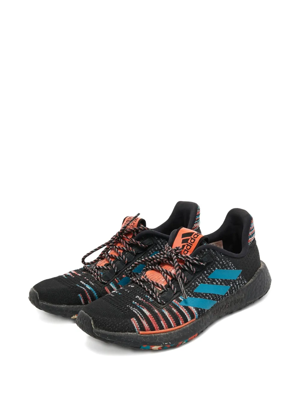 Adidas x Missoni gestreepte Boost sneakers - Zwart