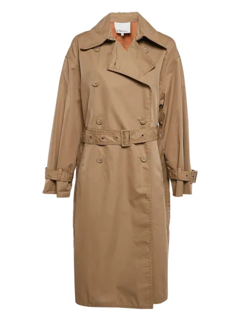 3.1 Phillip Lim pre-owned double-breasted trench coat