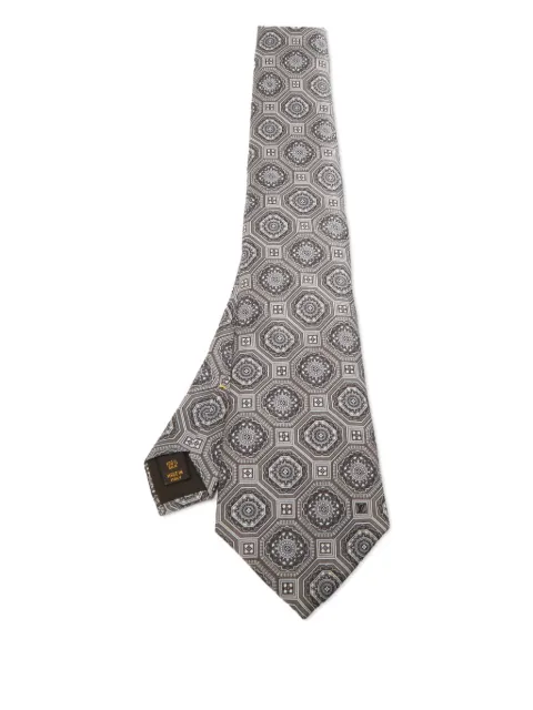 Louis Vuitton Pre-Owned 2024 Quatrefoil silk tie