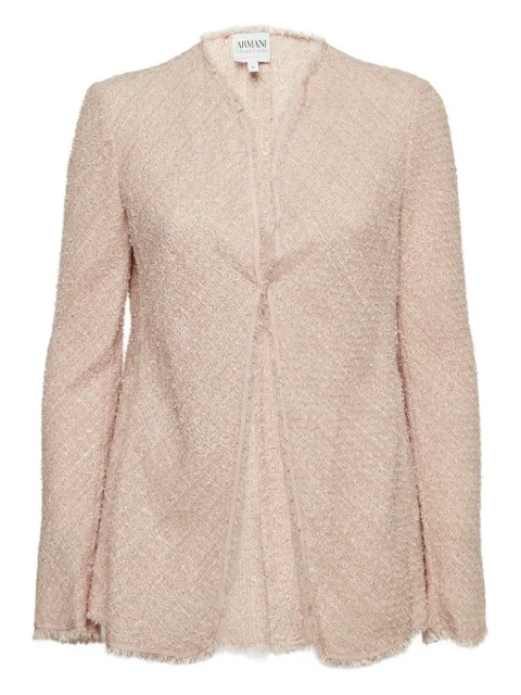 Armani Vintage tweed fringe jacket