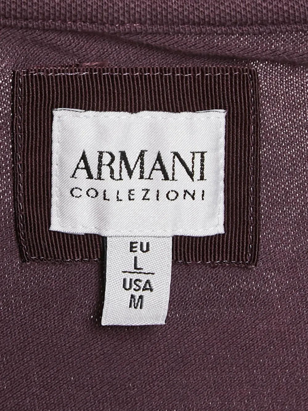 Armani Vintage logo-embroidered polo shirt | Image 2