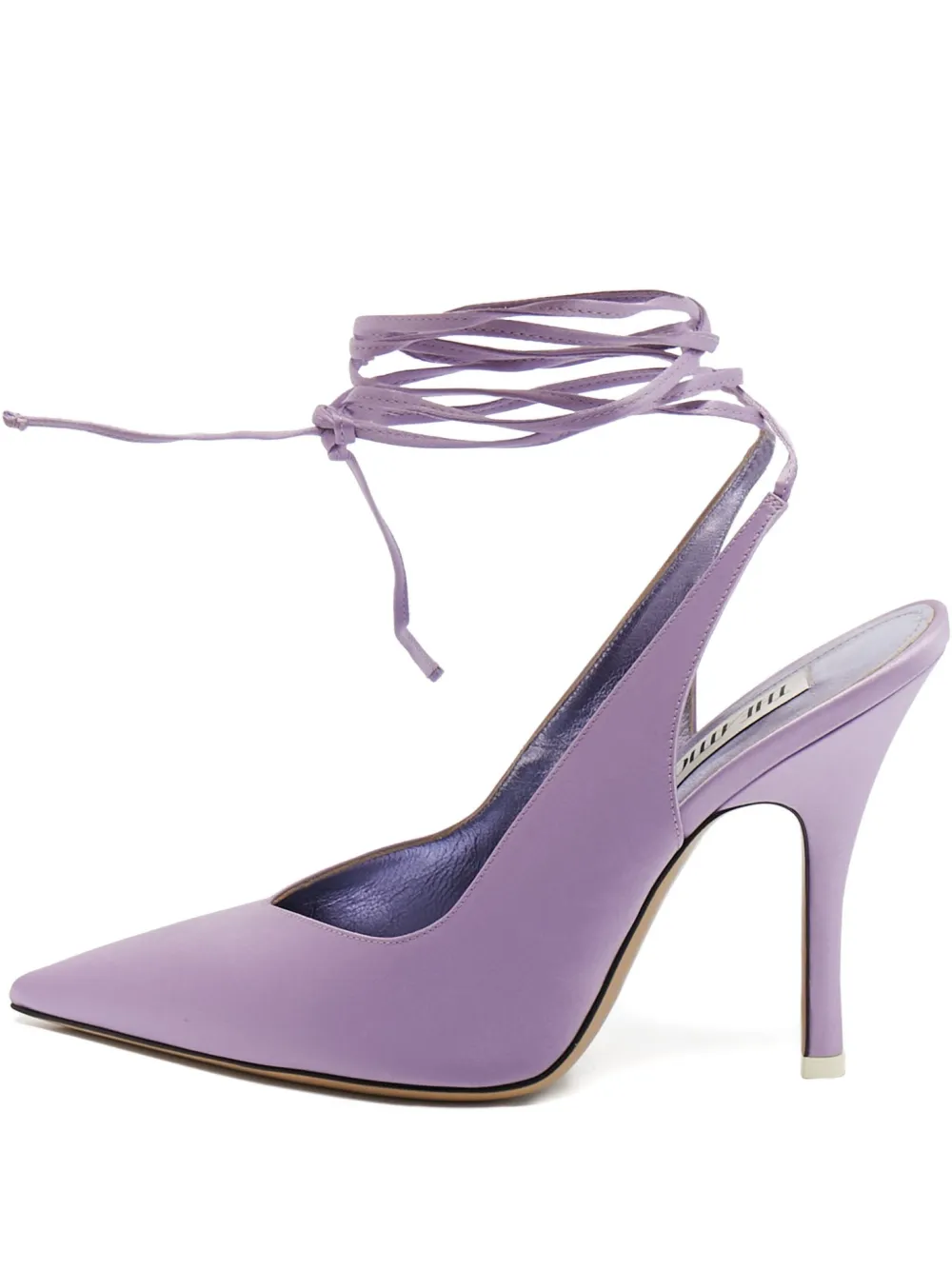 Pre-owned Attico 115mm Lace-up Pumps