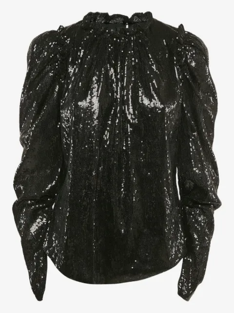Ingie Paris sequin-embellished blouse