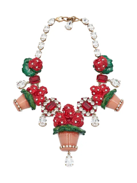 Dolce & Gabbana Pre-Owned crystal-embellished necklace 