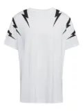 Neil Barrett lightning bolt-print T-Shirt - White