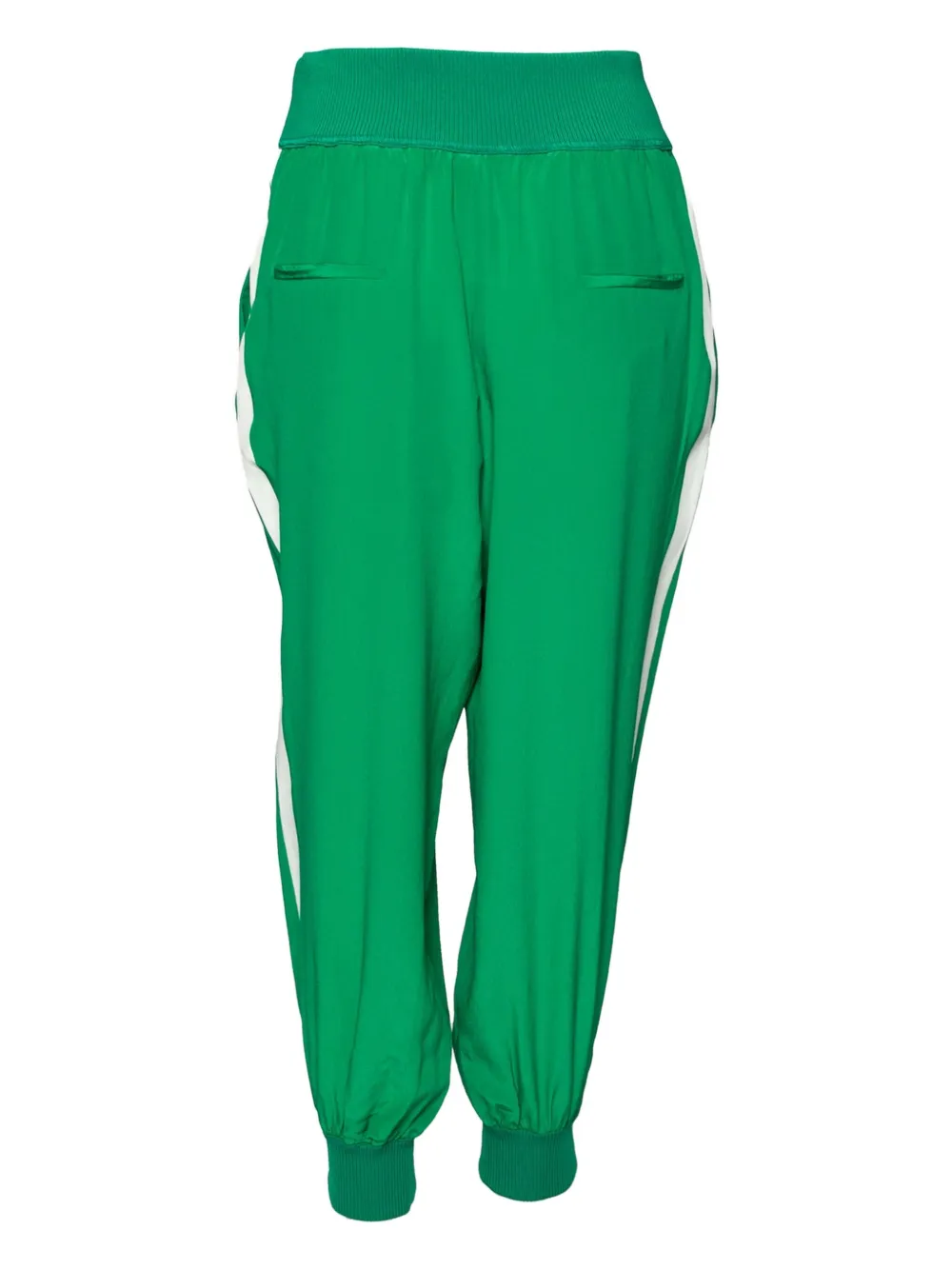 Fendi Pre-Owned Broek met geribbelde afwerking - Groen