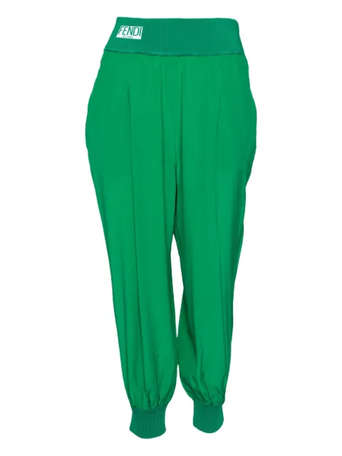 Fendi Pre-Owned pantalon à bords nervurés