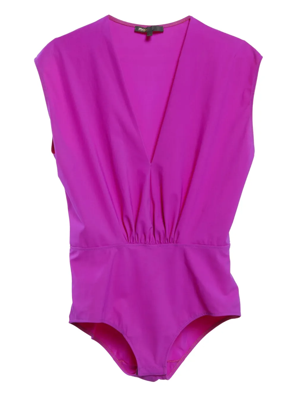 Maje Body mit V-Ausschnitt - Rosa