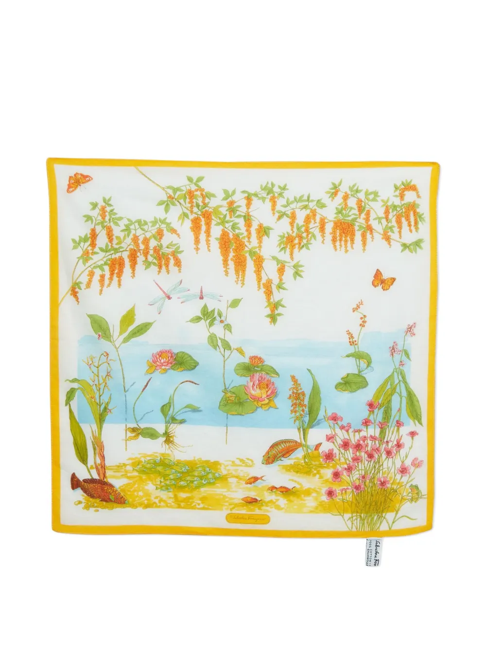 Ferragamo Pre-Owned printed handkerchief | Neutrals | Image 1