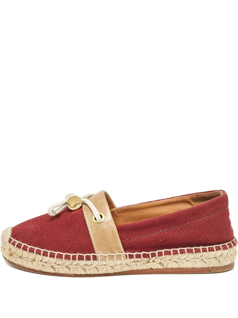 Chloé Pre-Owned Espadrilles mit Ziernaht | Rot | Image 1