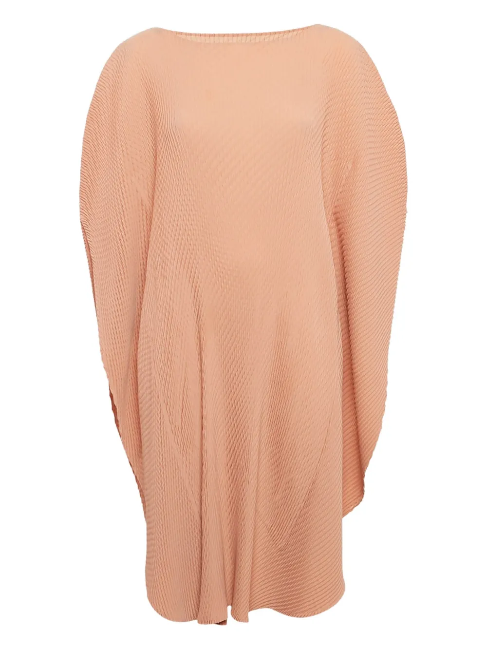 Issey Miyake Pre-Owned asymmetric midi dress - ピンク Issey Miyake Pre-Owned asymmetric midi dress - ピンク