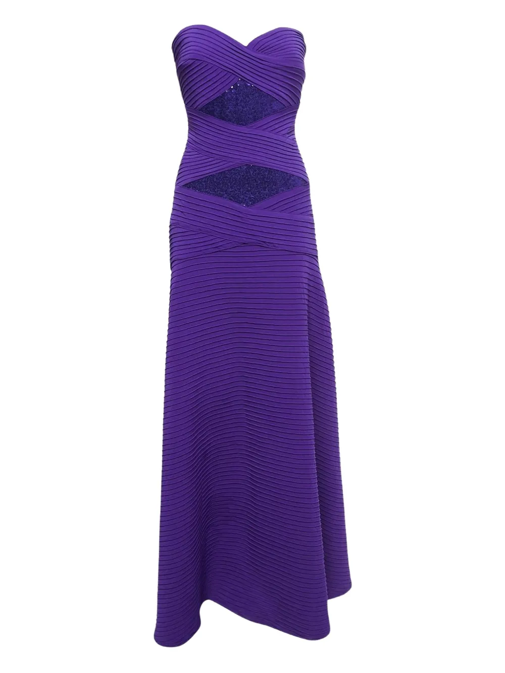 Tadashi Shoji 2023 strapless gown dress | Purple | Image 1