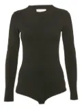 Solace London long-sleeved bodysuit - Black