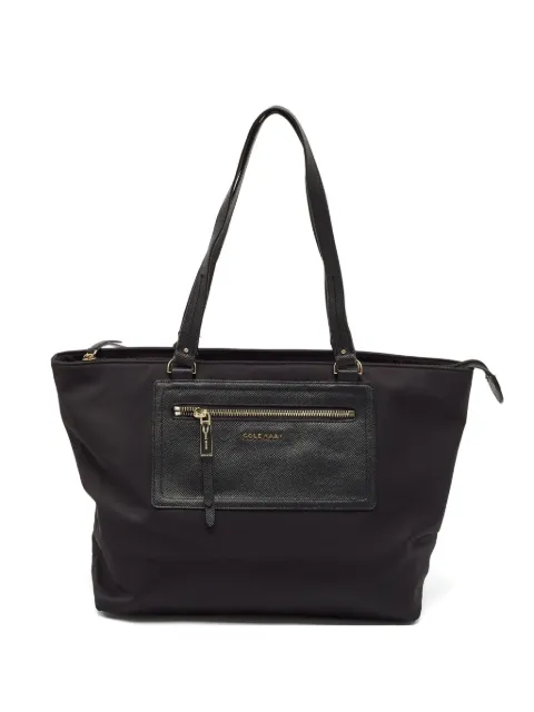 Cole Haan logo-lettering tote bag