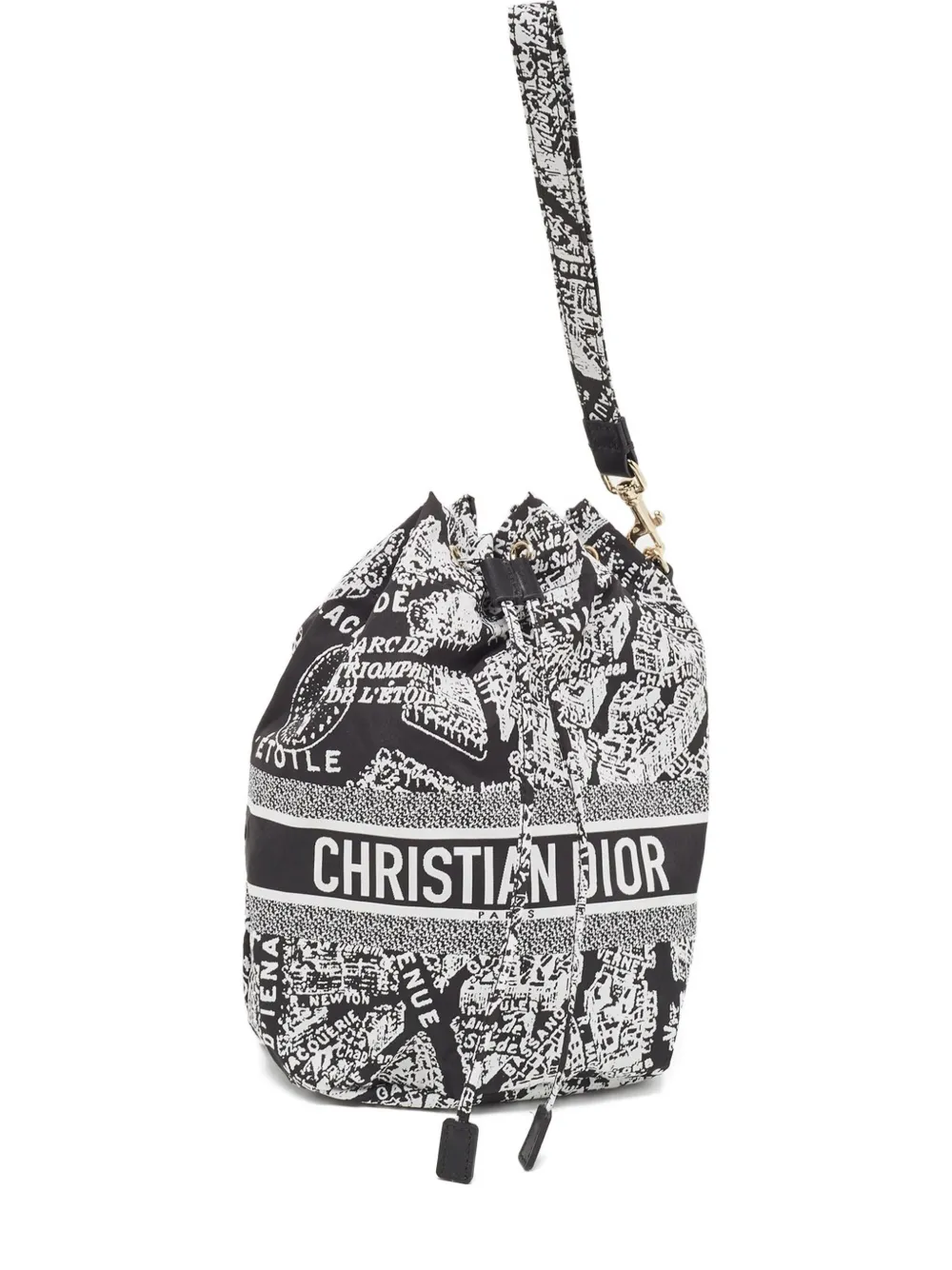 Christian Dior Pre-Owned graphic-print mini bag - ブラック Christian Dior Pre-Owned graphic-print mini bag - ブラック