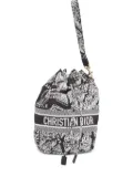 Christian Dior Pre-Owned graphic-print mini bag - Black