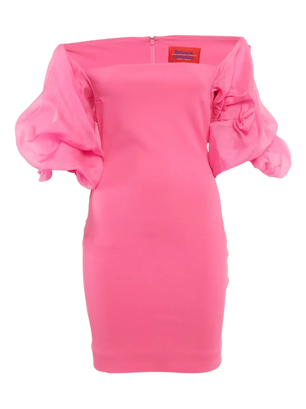 Solace London puff-sleeve mini dress | Pink | Image 1