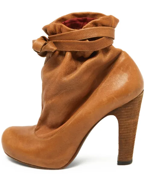 Marc By Marc Jacobs leather bow boots