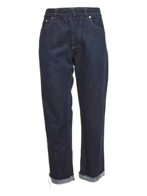Christian Dior Pre-Owned concealed-fastening jeans