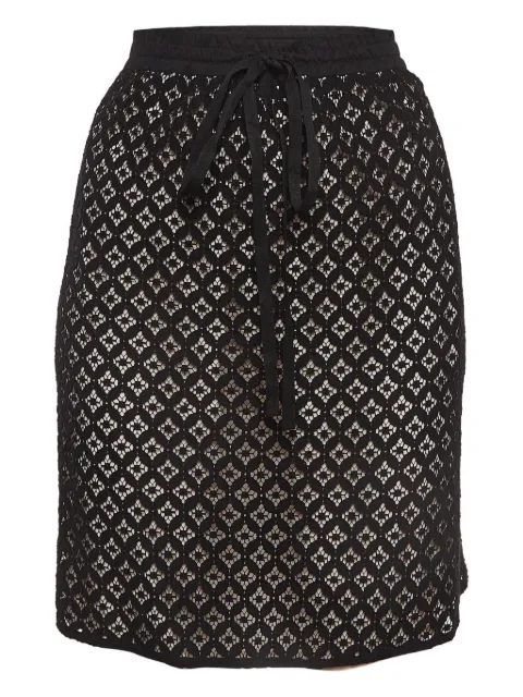 See by Chloé geometric lace skirt
