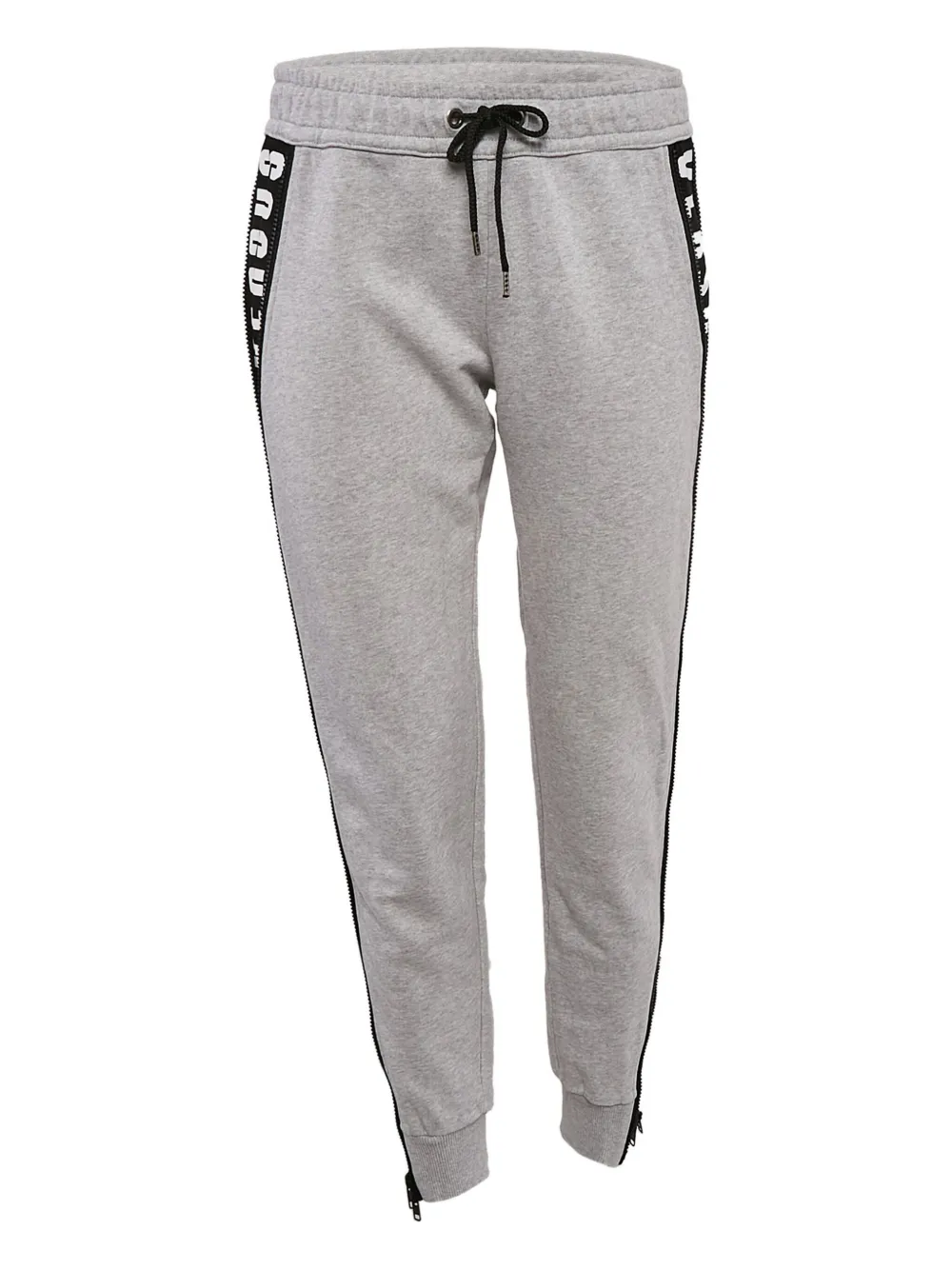 Versus Pre-Owned 2017 logo-tape track pants - グレー Versus Pre-Owned 2017 logo-tape track pants - グレー