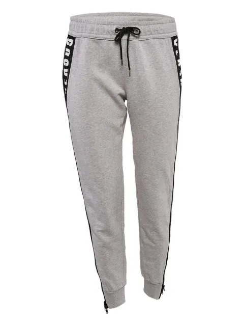 Versus Pre-Owned 2017 logo-tape track pants