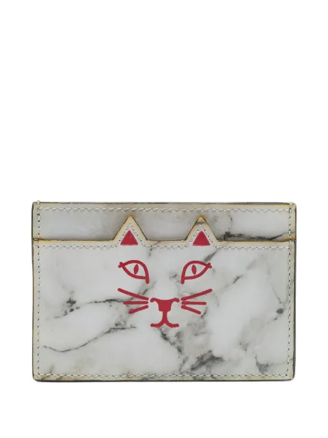 Charlotte Olympia logo-print cardholder