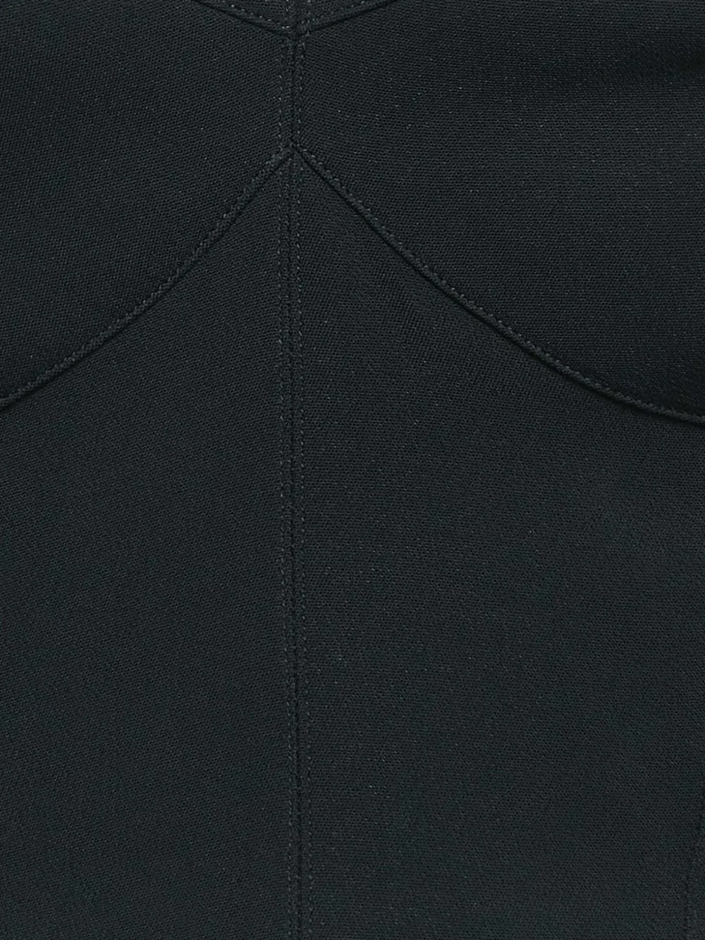 Pre-owned Philip B Rhinestone Embellishment Bustier Top In Black