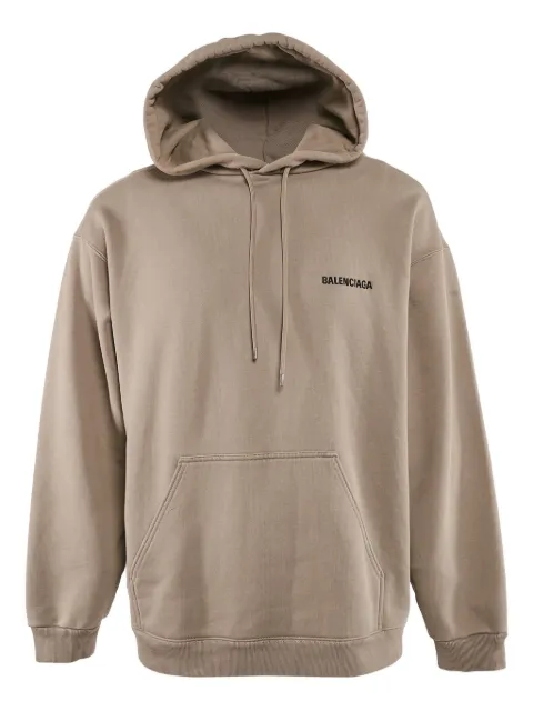 Balenciaga Pre-Owned logo-embroidered hoodie