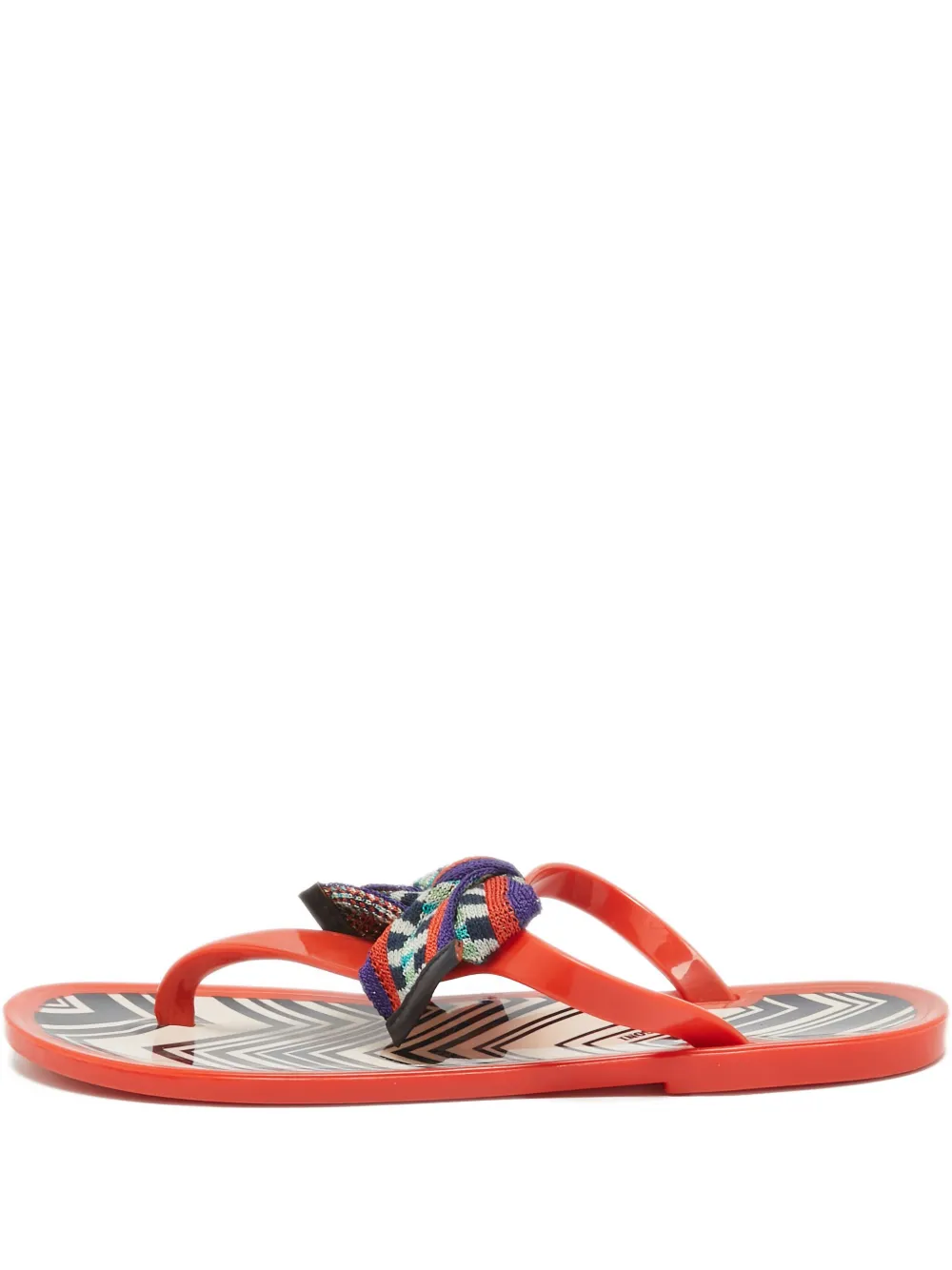 zigzag Bow sandals