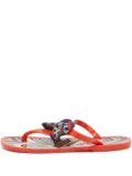 Missoni Pre-Owned zigzag Bow sandals - Orange