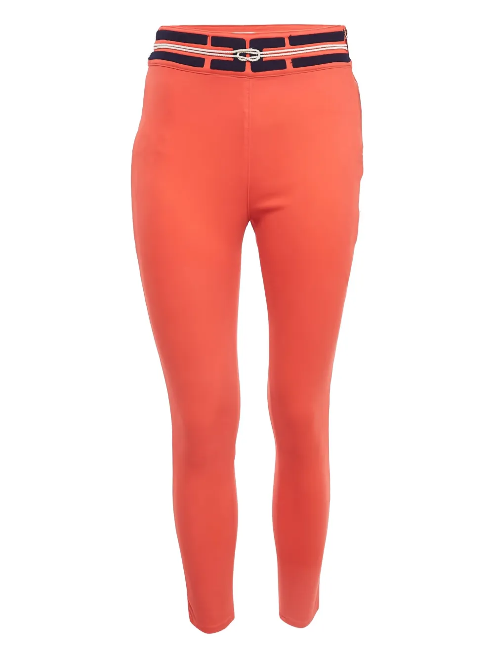 Elisabetta Franchi high-rise trousers - オレンジ Elisabetta Franchi high-rise trousers - オレンジ