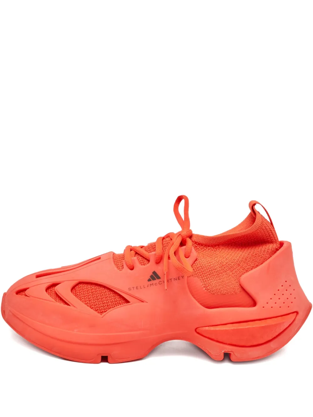Stella McCartney Pre-Owned Sportswear cut-out sole sneakers - オレンジ Stella McCartney Pre-Owned Sportswear cut-out sole sneakers - オレンジ