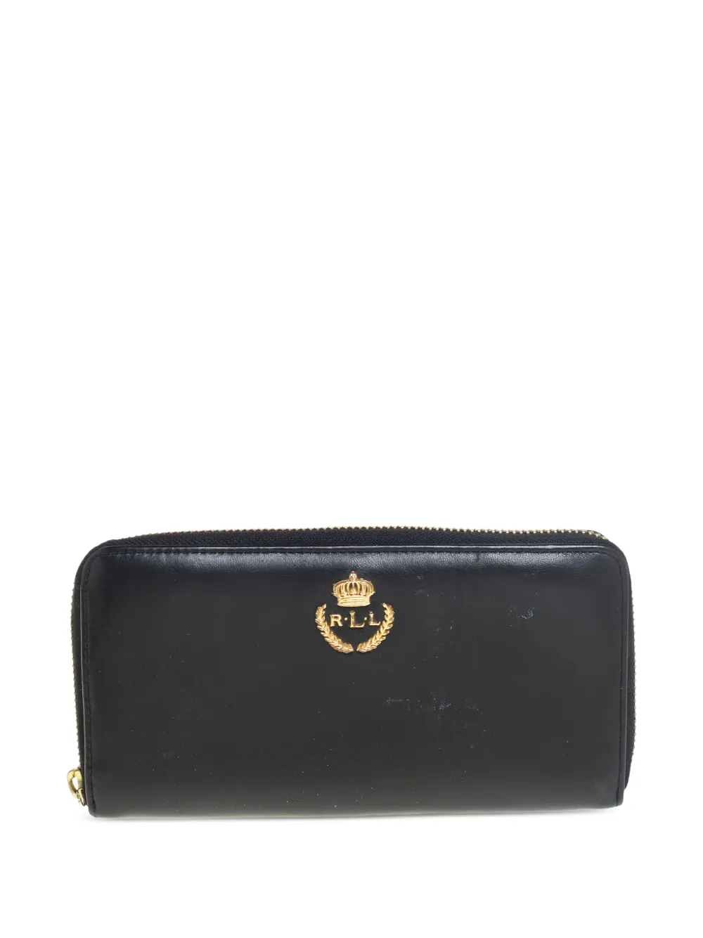 Polo Ralph Lauren Vintage leather zip wallet | Black | Image 1