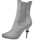 Burberry Pre-Owned Kenzie heeled boots - Grey