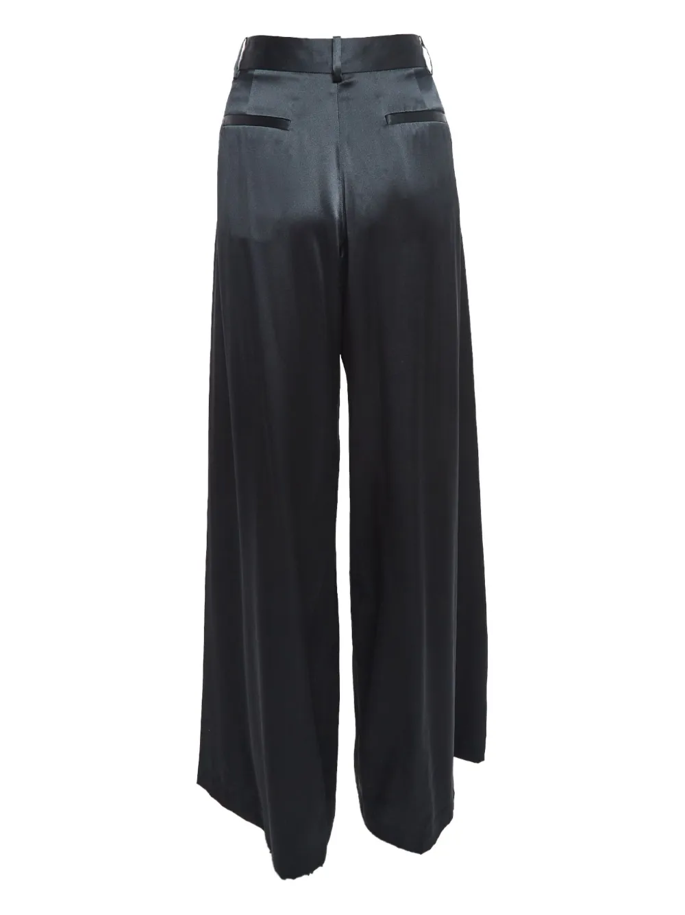 Nili Lotan satin pleated palazzo pants | Image 2