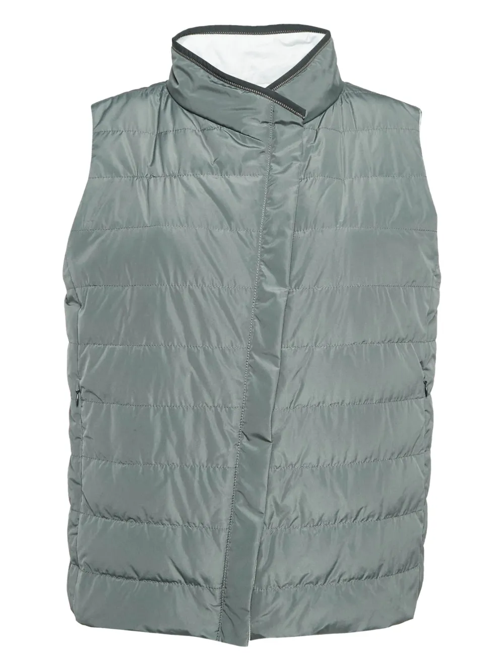 Brunello Cucinelli chaleco capitonado con cierre | Image 2