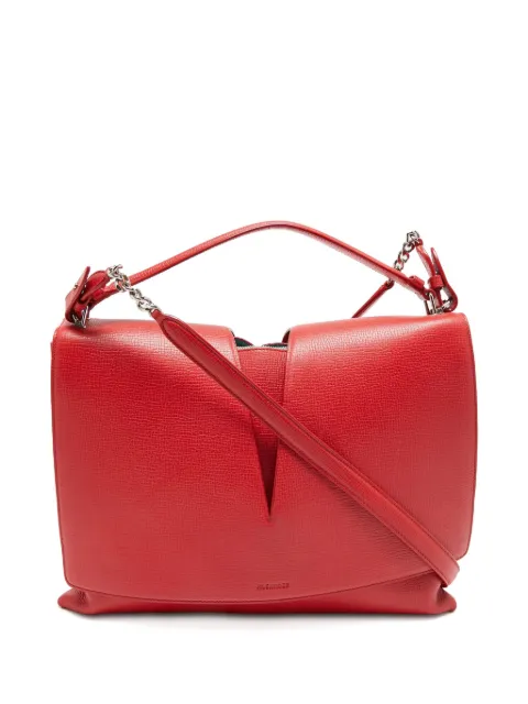 Jil Sander Pre-Owned cut-out leather tote bag