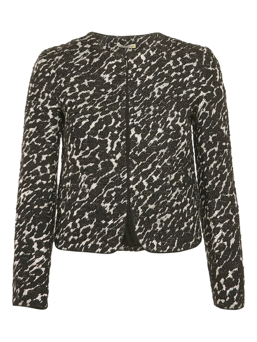 alice + olivia tweed jacket | Black | Image 1