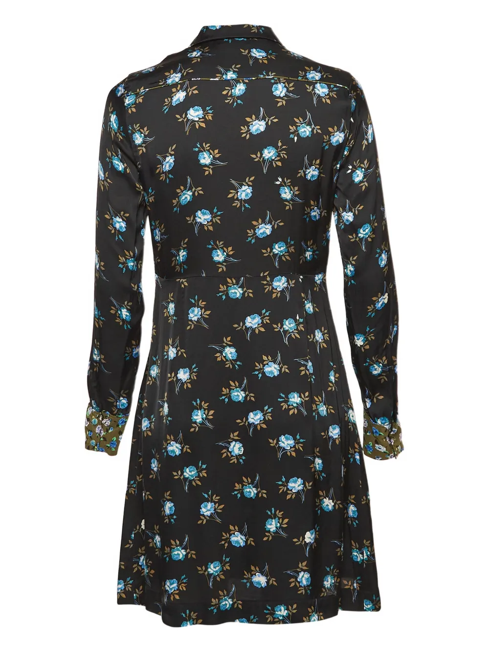 SANDRO 2024 blousejurk met bloemenprint - Zwart