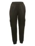 alice + olivia 2024 satin cargo trousers - Black