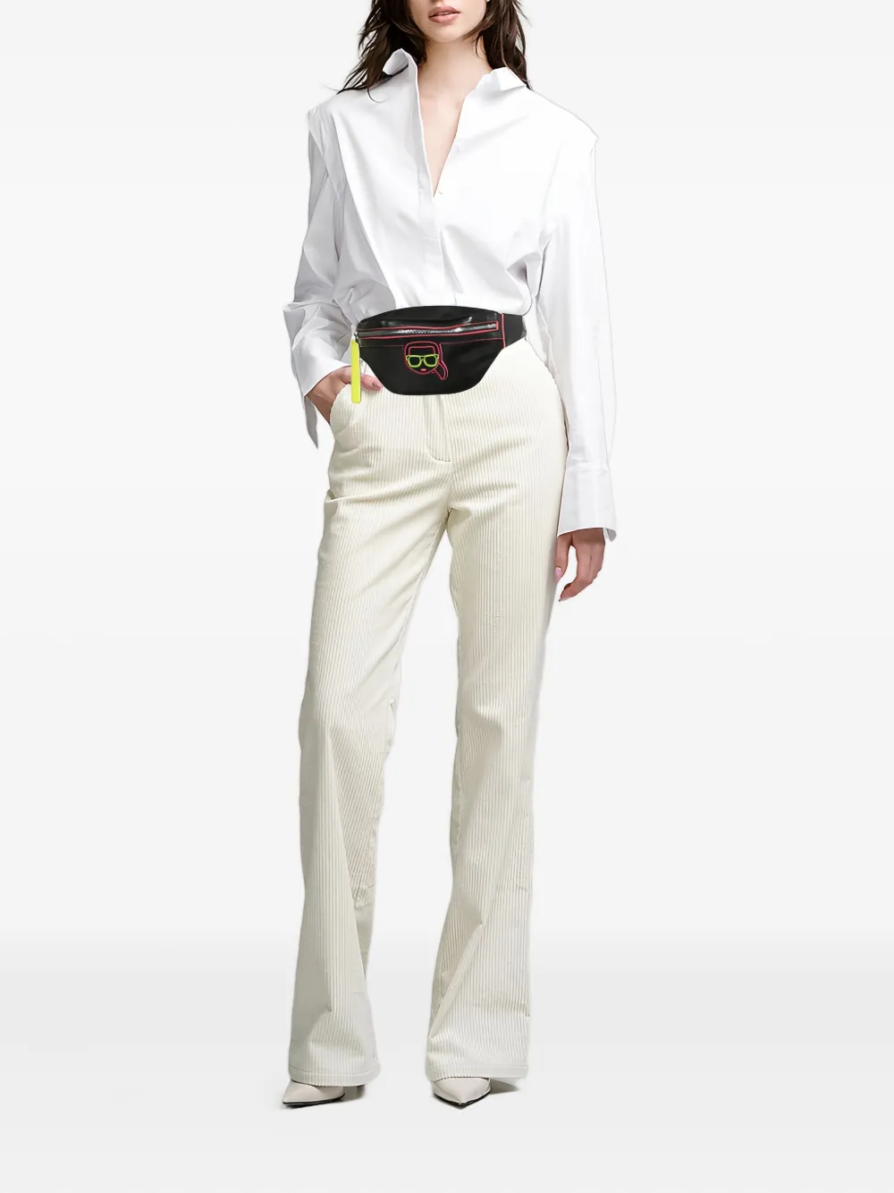 Karl Lagerfeld Vintage K/Ikonik leather belt bag | Pre-Owned | Image 2