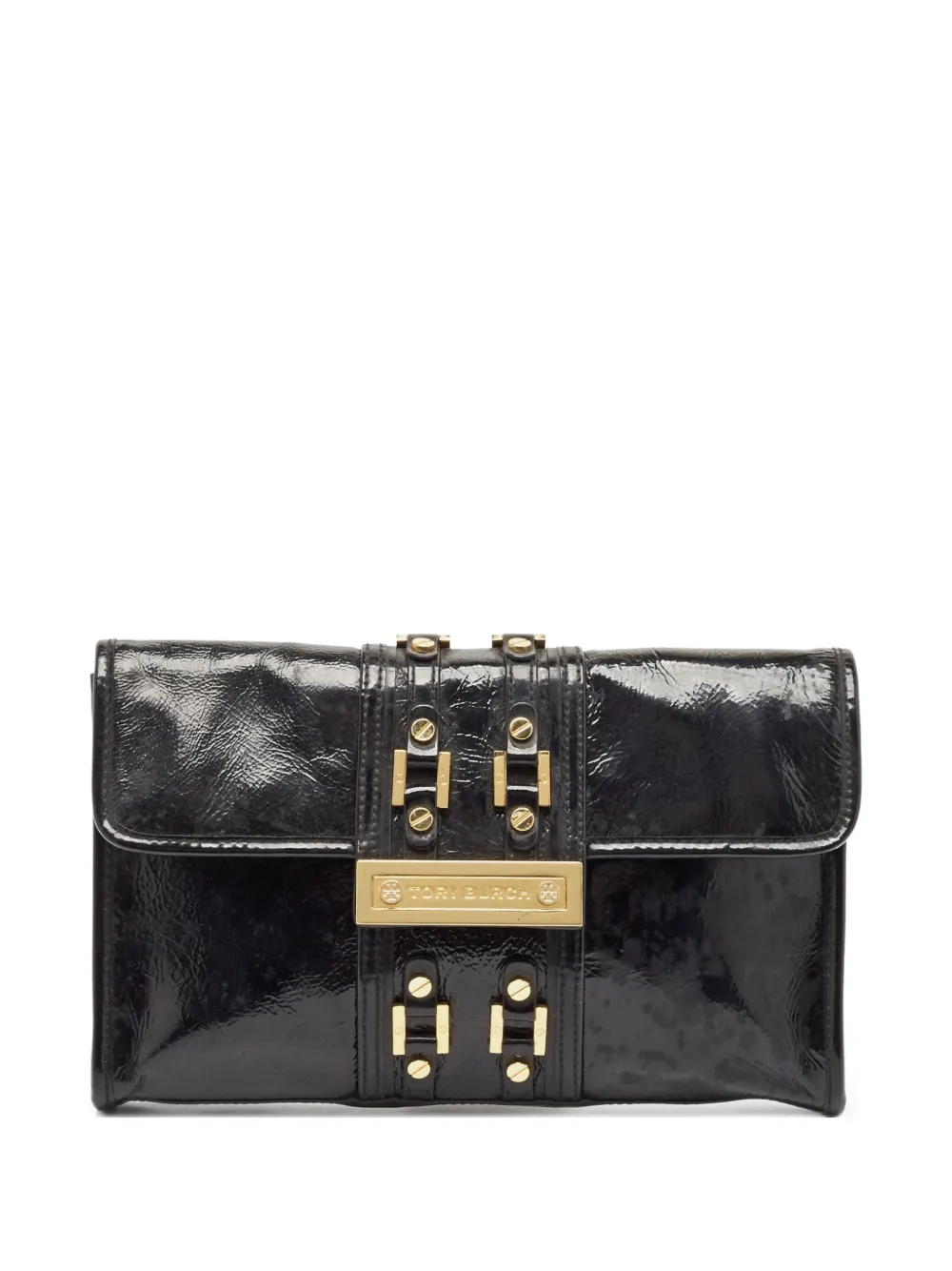 Tory Burch Matthias leather clutch bag - ブラック Tory Burch Matthias leather clutch bag - ブラック