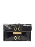 Tory Burch Matthias leather clutch bag - Black