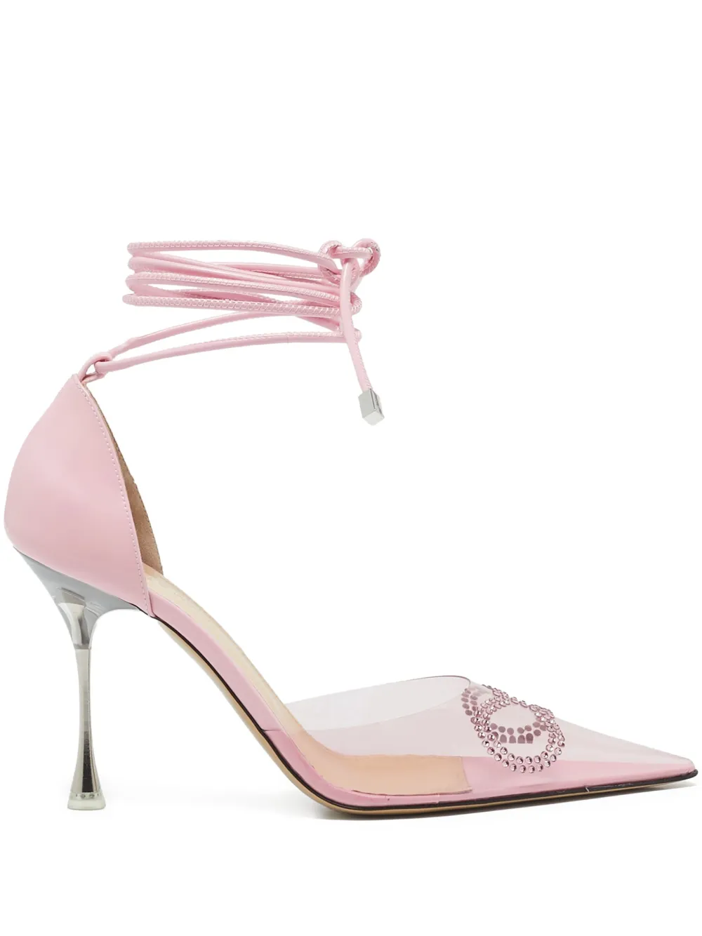MACH & MACH 100mm pointed-toe crystal-embellishment pumps | Pink | Image 1