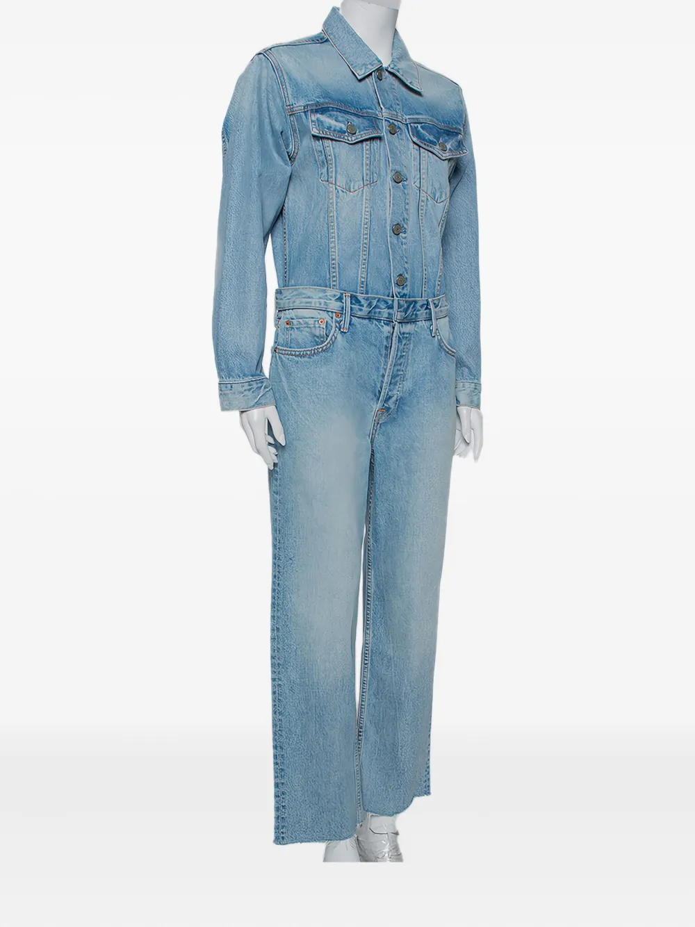 Grlfrnd cotton jumpsuit | Blue | Image 1