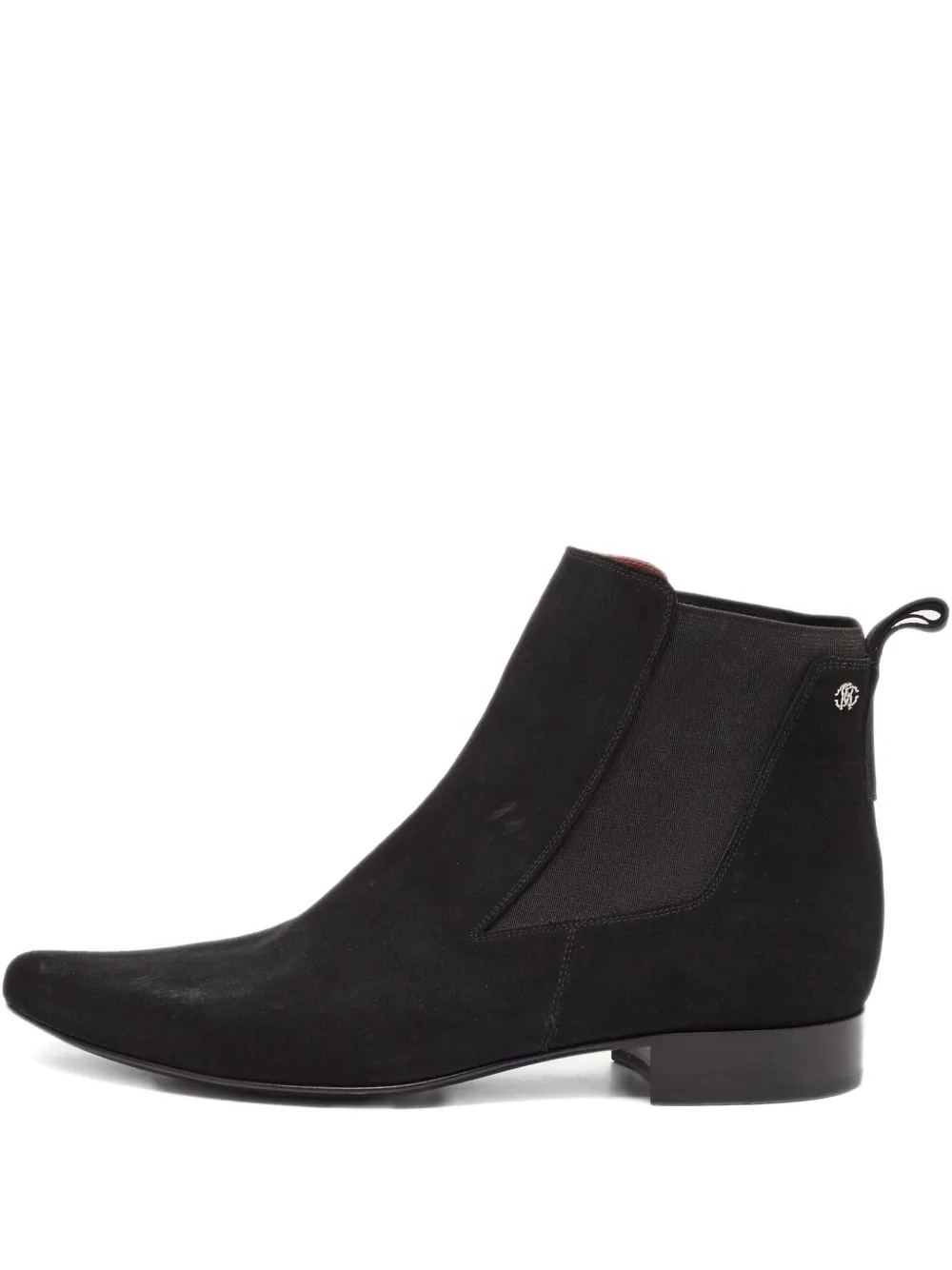 Roberto Cavalli Vintage 2024 pre-owned pointed-toe elastic-insert ankle boots | Black | Image 1